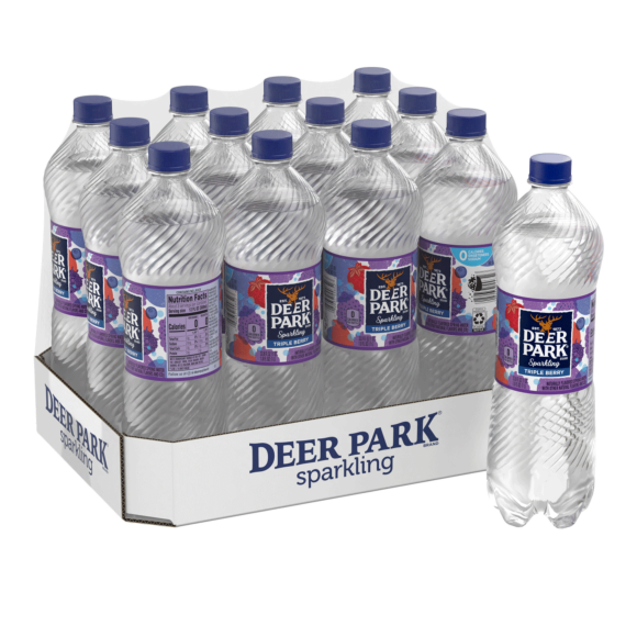 Deer Park® Brand Sparkling 100% Natural Spring Water - Triple Berry