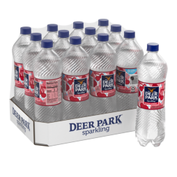 Deer Park® Brand Sparkling 100% Natural Spring Water - Black Cherry
