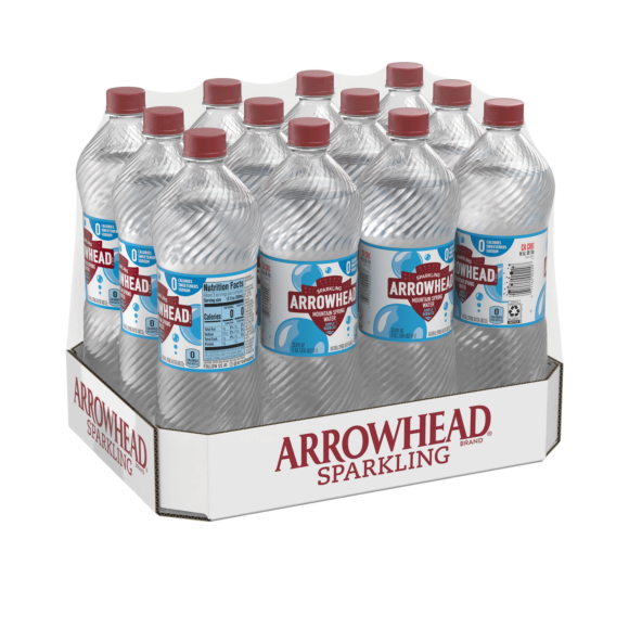Arrowhead® Brand Sparkling 100% Mountain Spring Water - Simply Bubbles Image1