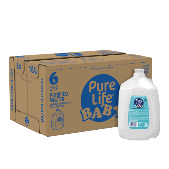 Pure Life® Baby Purified Water 1 Gallon Jug (6 Pack)