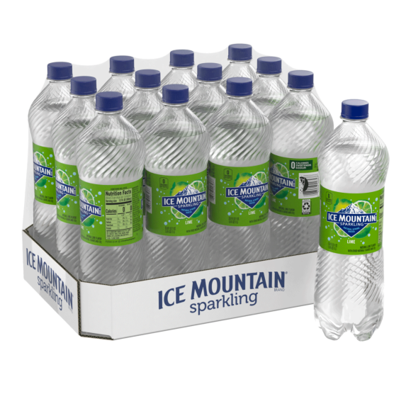 Ice Mountain® Brand Sparkling 100% Natural Spring Water - Zesty Lime