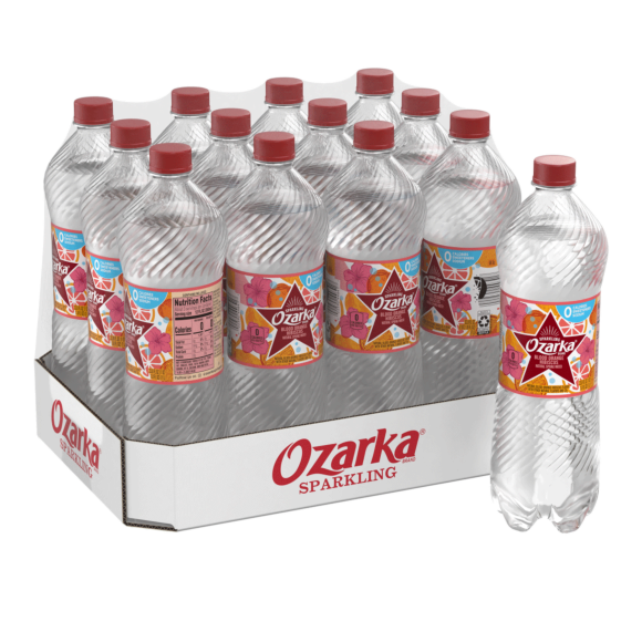 Ozarka® Brand Sparkling 100% Natural Spring Water - Blood Orange Hibiscus