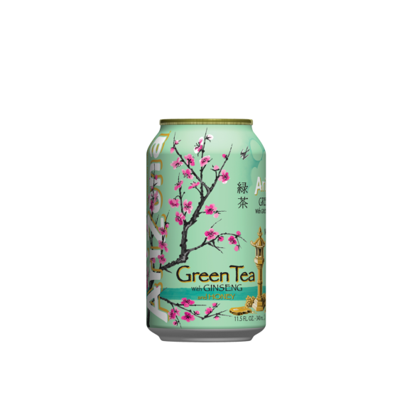 AriZona® Green Tea with Ginseng and Honey 11.5 Fl Oz Standard Can (12 Pack) Image1