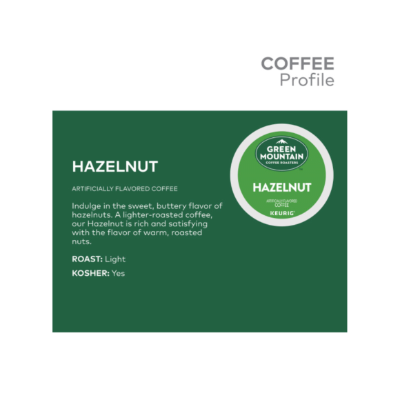 coffee profile for green mountain hazelnut coffee k cup Image3