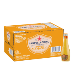 Sanpellegrino® Aranciata Organic Sparkling Beverage with Orange Juice - Glass